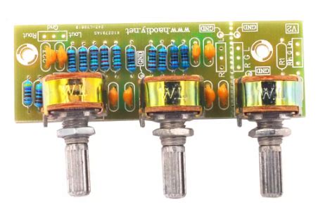 Skema Rangkaian Amplifier Watt TDA Dengan Tone Control Teknisi Service AC Batam
