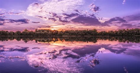 無料画像 パノラマ 湖 日没 背景イメージ 自然 風景 雲 気分 反射 大気 雰囲気 夕暮れ ロマンチック 劇的