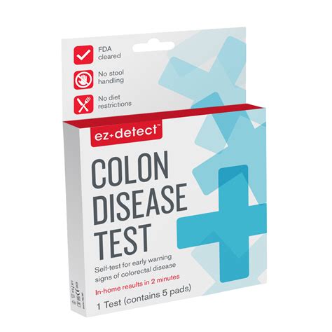 Ez Detect Colon Disease Test Fda Cleared At Home Colorectal Test Kit