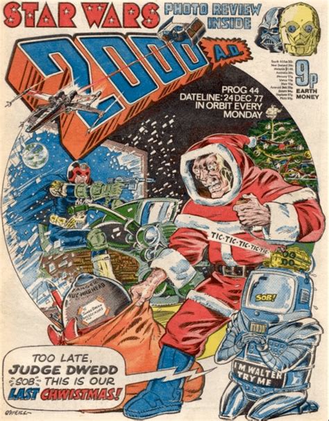 70s Sci Fi Art 2000 Ad Prog 44 1977 Cover By Kevin Oneill