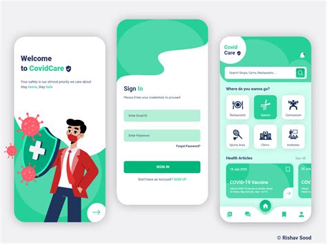 Covid alert pa is the official mobile app by the pennsylvania department of health (doh) that uses the exposure notification system (ens) provided by apple and google. Covid-19 App Concept by Rishav Sood on Dribbble