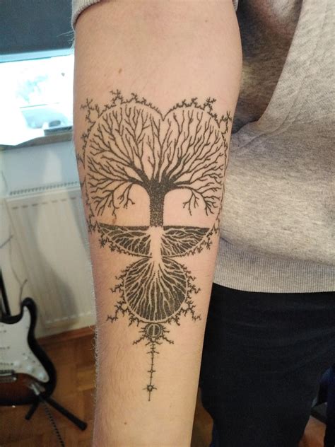Tree Fractal Tattoo