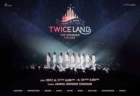 Twice 1st Tour Twiceland The Opening Encore Ticket Open Notice