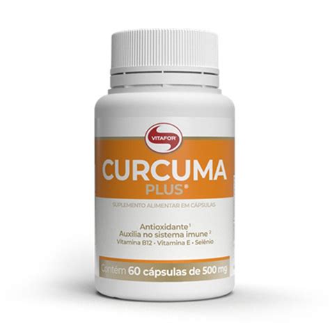 Comprar Curcuma Plus 500Mg Com 60 Cápsulas Vitafor