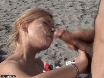 Teen Is Getting Big Facial Cumshot On The Beach Flashing Gifs Nude