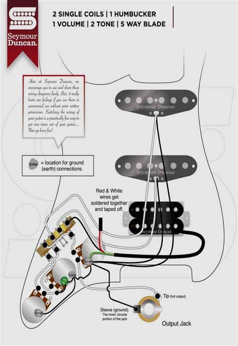 Wiring Diagram 2 Pickup 1 Volume Tone - Wiring Diagram