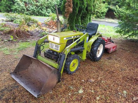 Yanmar Tractor Mdl 155d 4x4 Diesel With Loader And Brushhog For Sale In