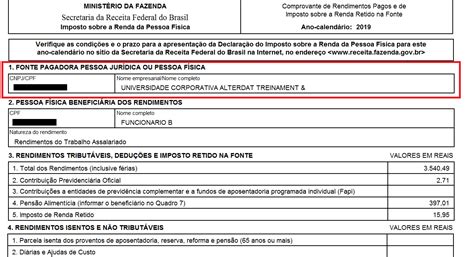Comprovante De Rendimentos 2023 Inss Brasil Imagesee