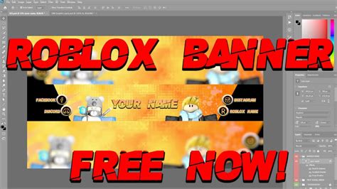 How To Get A Free Youtube Roblox Logo And Banner Art For Free Vrogue Co