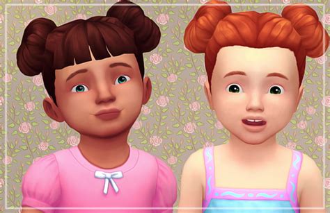Sims 4 Hairs ~ Butterscotchsims Sunflower Hairs For Toddlers
