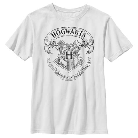 Harry Potter Boys Harry Potter Hogwarts 4 House Crest T Shirt