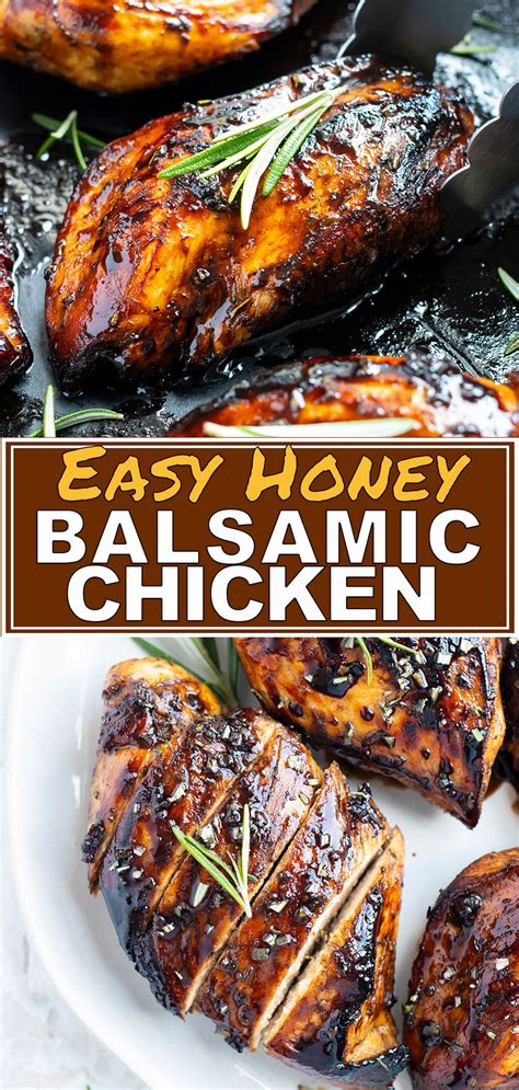 Honey Balsamic Chicken Recip Zoid