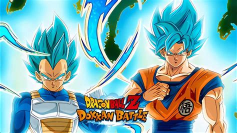Dragon Ball Z Dokkan Battle Agl Lr Super Saiyan Blue Goku And Vegeta