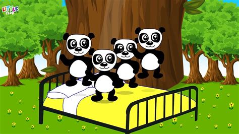 Five Little Pandas Nursery Rhyme For Babies Dailymotion Video