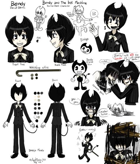 Bendy And The Ink Machine Aus Finalizado Batim Human Form And Genderbend Bendy And The