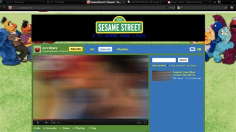 Sesame Street S Youtube Account Got Hacked With Porn Videos
