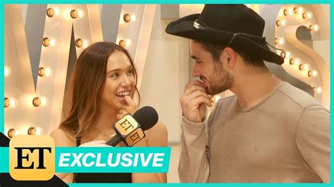 Dwts Alexis Ren And Alan Bersten Reveal Dream Dates And Other Fun