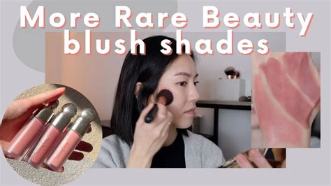 NEW Rare Beauty Liquid Blush Shades Believe Encourage Hope Swatches YouTube