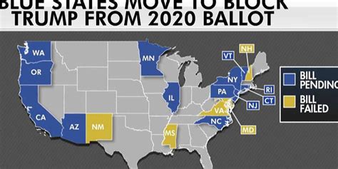 Blue States Move To Block President Trump From 2020 Ballot Fox News Video