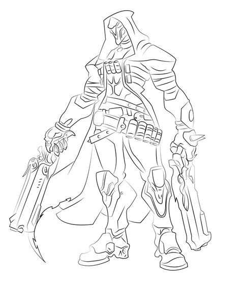 Reaper Lineart By Tonypitura On Deviantart