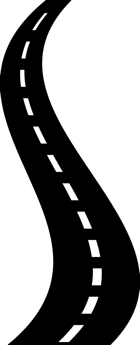 Road Clipart Black And White Road Vector Png At Getdrawings Free My