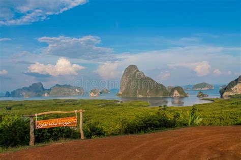 Phang Nga Bay Viewpoint In Thailand Stock Photo Image Of Island