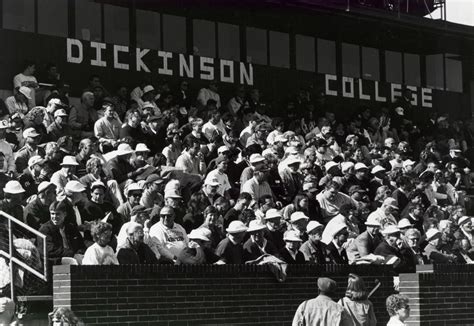 Crowd At Homecoming Football Game 1996 Dickinson College