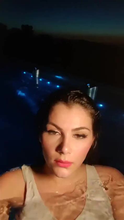 Valentina Nappi In The Pool At Night Scrolller