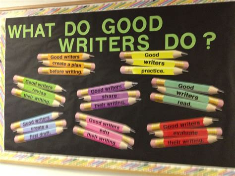 Language Arts Bulletin Board Third Grade Writing Middle School Writing