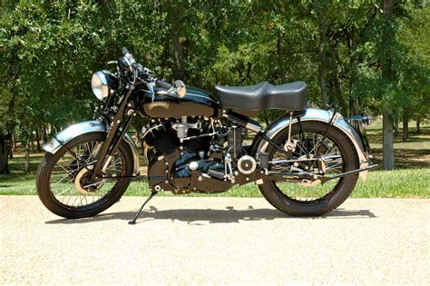 The museum is auctioning a 1953 vincent black shadow on ebay. The Black Shadow. | Vincent black shadow, Black shadow ...