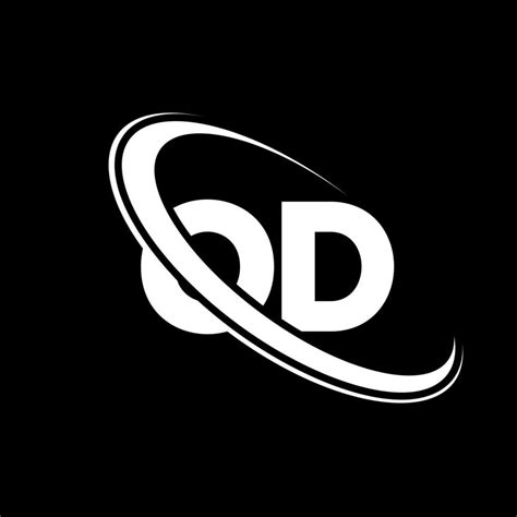 Od Logo O D Design White Od Letter Od Letter Logo Design Initial