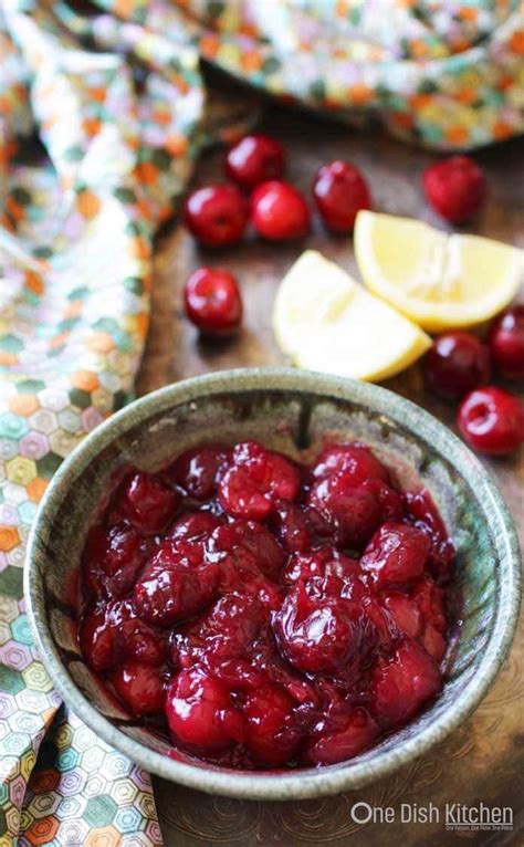 Easy Cherry Pie Filling Recipe Small Batch One Dish Kitchen