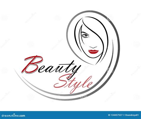 beautiful woman vector logo template for hair salon beauty saloon cosmetic procedures spa