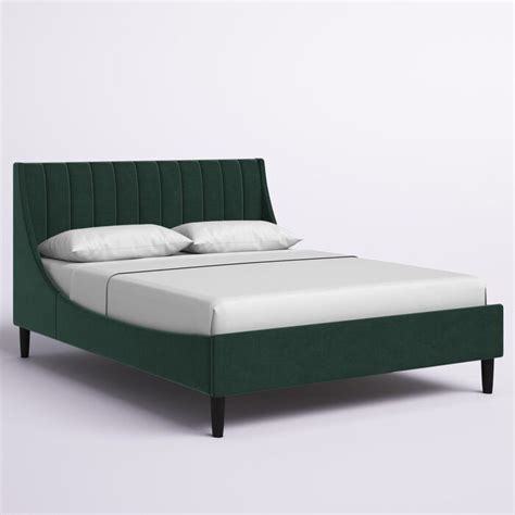 Mercer41 Ciceklic Tufted Upholstered Low Profile Platform Bed Wayfair