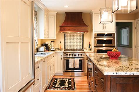 Vent through a side wall if you cannot vent directly above your hood. boston copper vent hoods kitchen traditional with white ...