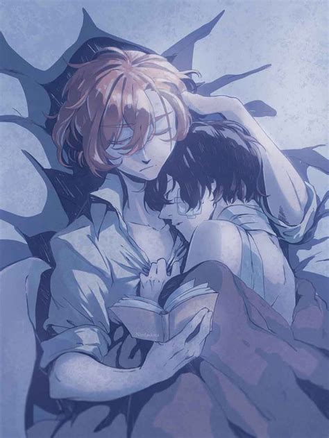 Headcanon Dazai Loves To Hear Chuuya Reading Poetry Late At Night While They’re Cuddling After A