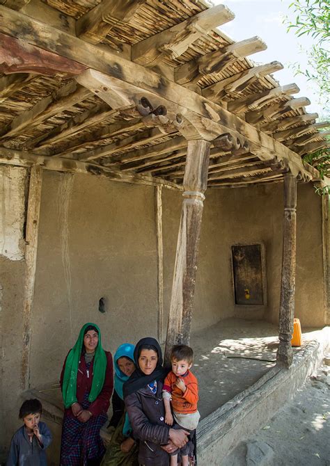 Roof Detail Of A Traditional House Badakhshan Province Zebak