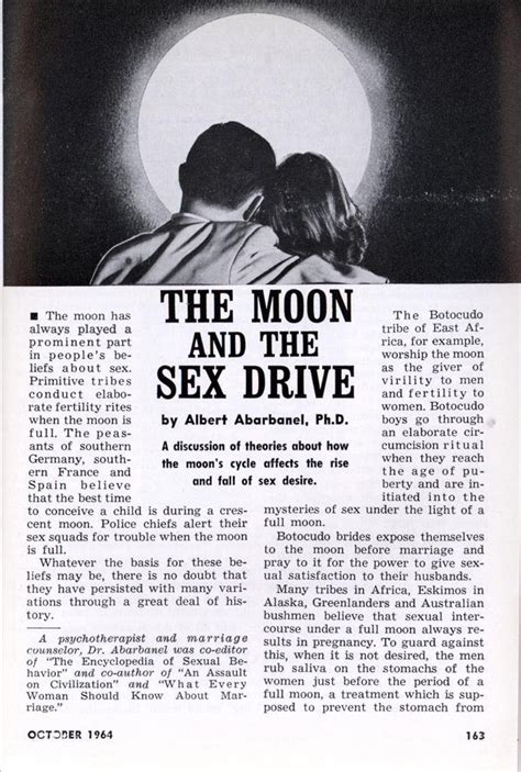 Nubia Watu On Twitter Rt Nubia Watu The Moon And The Sex Drive A Discussion Of Theories