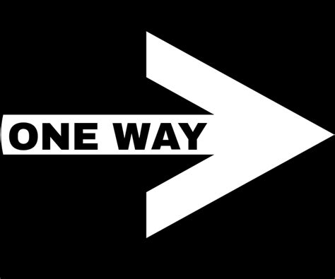One Way Sign Template Postermywall