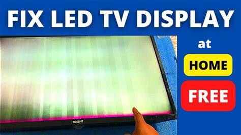 HOW TO FIX TV DISPLAY PROBLEM HOW TO FIX WHITE SCREEN ON TV YouTube