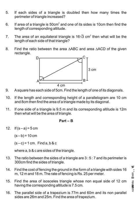 Herons Formula Notes For Class 9 Maths PDF OneEdu24
