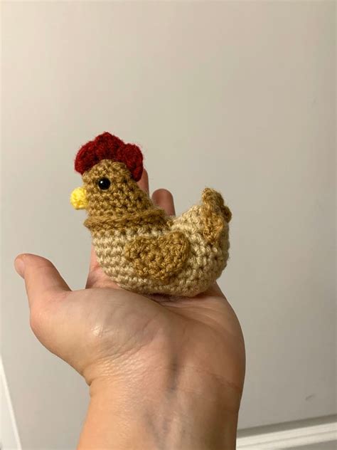 Mini Chicken Plush Doll Chicken Little Toy Little Hen Etsy