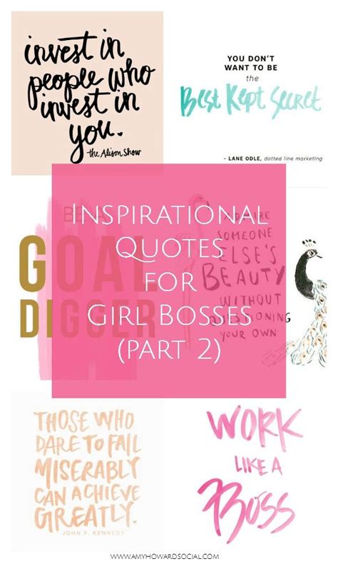 Is it right you also think that you would be like that? Inspirational Quotes for Girl Bosses (part 2) - Amy Howard ...