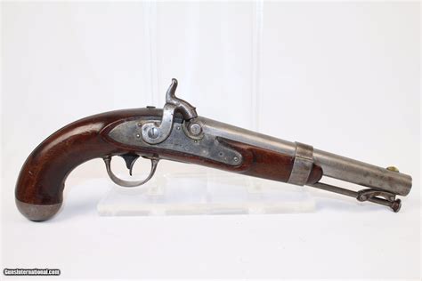 Civil War Antique Johnson M1836 Percussion Pistol