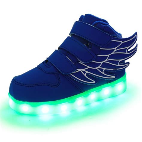 Chaussure de Sport LED Lumière Lumineux Clignotant 7 Couleurs ...