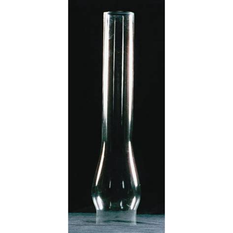 Clear Glass Lamp Chimney Replacement Hurricane Globe Measures 2 5 8 Inch Diameter Base X 14