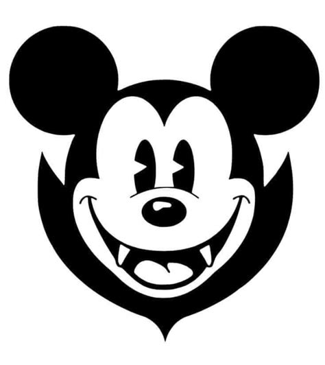 Vampire Mickie Cricut Halloween Disney Silhouette Disney Silhouettes