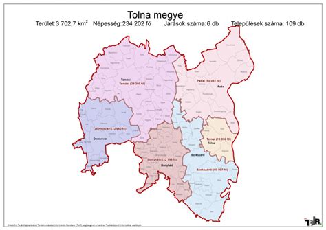 Tolna Megye Térkép Részletes | Térkép 2020
