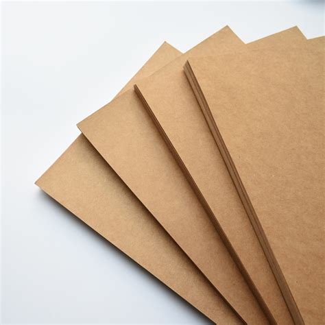 A4 White Brown Kraft Paper Paperboard Cardboard Blank Card Packaging