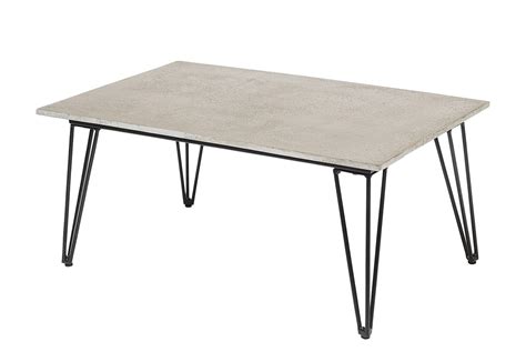 At 18 tall and 48 long, this coffee table has plenty of room on its surface for decorative plants, magazines, and other accent pieces. Bloomingville Concrete Coffee table - Grey | Made In Design UK
